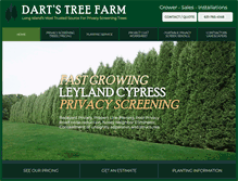 Tablet Screenshot of dartstreefarm.com